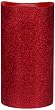Energizer XPS1DL108 LED Flameless Wax ; 3 x  6  Red Glitter Pillar True Flame Candle,  with 1 Level Timer and Off-On Timer