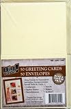 50 Blank Greeting Cards & Envelopes 5x7 A7 Ivory