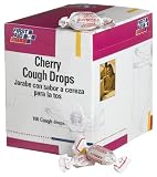 First Aid Only Cherry Cough Drops, 100-Count Boxes (Pack of 3)