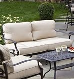 Alfresco Home Farfalla Deep Seating Loveseat w/ Optional Cushion Set