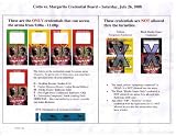MIGUEL COTTO - ANTONIO MARGARITO MGM LAS VEGAS 7/26/08 BOXING MATCH COLOR CREDENTIAL ACCESS GUIDE--NICE BOXING COLLECTIBLE!