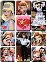 I Love Lucy 9 Piece Refrigerator Magnet Set