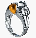 Avon Sterling Silver Tiger's Eye Elephant Ring Size 9