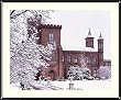 Smithsonian Castle Snowfall, Washington, D.C. Photograph - Beautiful approx. 22x26-inch Framed & Matted Photographic Print by Carol M. Highsmith