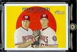 2008 Topps Heritage # 291 Matt Chico / Jason Bergmann / Washington Nationals / MLB Baseball Trading Card in a Protective Screw Down Display Case