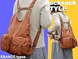 【SALE】EBANCE types ロケット リュック CA/キャメル(LGR-80036CA)