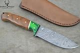 Huge Sale By Leather-n-dagger | Professional High Quality Custom Handmade Damascus Steel Hunting Knife (100% Satisfaction Guaranteed) Great Gift Ld160