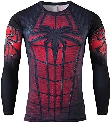 Marvel DC Comics Superhero Long Sleeve T-Shirt - Spiderman (L)