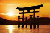 PT-015 厳島神社・大鳥居 「日本の世界遺産」ポストカード