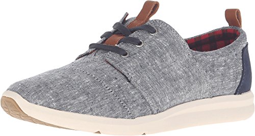 TOMS Women's Del Rey Sneaker Blue Chambray 8.5 M