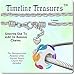 Timeline Treasures European Charm Necklace for Women and Girls Bead Charms, Stainless Steel Rope Chain, Claw 18 Inch