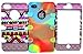 Bastex Hybrid Case for Apple Iphone 4, 4s, 4g - Colorful Bright Tie Dye Silicone / Aztec Tribal Hard