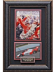 Collectibles: Helio Castroneves Signed Indianapolis 500 Photo framed - Autographed NFL Photos - Sports Memorabilia