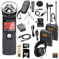 Sennheiser EW112P G3 G-Band Zoom H1 Wireless Digital Recording System; with Tascam Vt1 Headphones, Cables, and Accessories