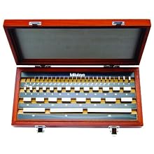 Mitutoyo Steel Rectangular Gage Block Set, ASME Grade 0, Metric