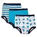 Luvable Friends 3-Pack Water Resistant Training Pants, Blue Whale, 4T