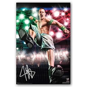 Wwe John Cena Boom Poster 22X34 Wrestling 6349