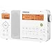 Sangean PR-D8 Portable Digital AM/FM Stereo Receiver with SD-MP3 Recorder and MP3/WMA Player (White)