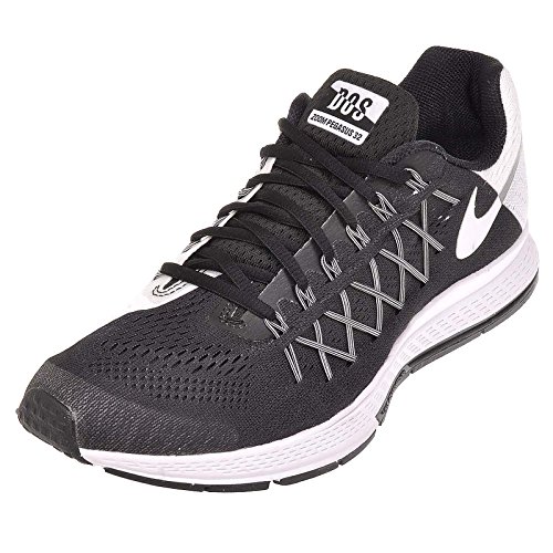 Nike Men's Air Zoom Pegasus 32 DOS, BLACK/WHITE-BLACK