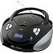 AEG SR 4336 Tragbares Stereo Radio (CD/MP3-Player, MW/UKW-Tuner, 60 Watt PMPO, USB) schwarz