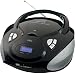 Produkt-Bild: AEG SR 4336 Tragbares Stereo Radio (CD/MP3-Player, MW/UKW-Tuner, 60 Watt PMPO, USB) schwarz