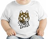 Stay wild オーガニックベビーTシャツ 12 - 18 Months