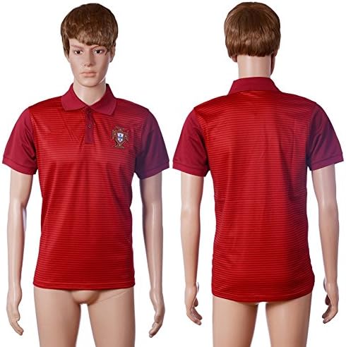 2016 Portugal Home Polo Shirt Mens Casual T-shirt Size S-XL