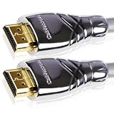 Maestro 2m Ultra Advanced High Speed HDMI Cable. Advanced display resolutions. Capable beyond 1080p to 2160p. With Ethernet & Latest 1.4a Version. Audio Return Channel. Professional Grade built. Nylon Braided. Deep Colour. Metal Die-cast casing.by Cablesson