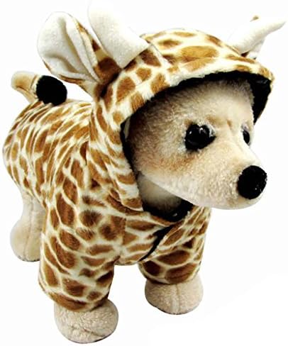 LovePets Christmas Giraffe pet costume classical S
