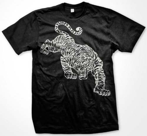 white tiger tattoos for men. Giant Tiger Tattoo T-shirt