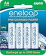 Sanyo NEW 1500 eneloop 4 Pack AA Ni-MH Pre-Charged Rechargeable Batteries