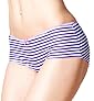 Cotton Rich Striped Low Rise Shorts