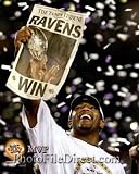 Ray Lewis Baltimore Ravens Super Bowl Win 8x10 Color Photo