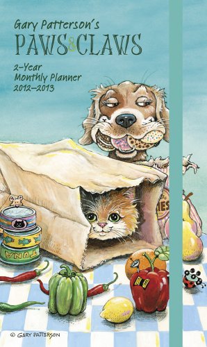 2012 Gary Patterson's Paws and Claws 2 Year Pocket Planner Calendar