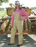 Walls Ladies Duck Insulated Bib Overalls Chocolate 3X