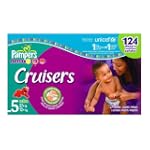 Pampers Cruisers, Size 5, 124-Count