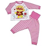 アンパンマン パジャマ 肌寒い季節にピッタリ 腹巻付きです j-oa2875 (80cm, ピンク)