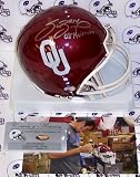 Sam Bradford Hand Signed Oklahoma Sooners Mini Helmet - Autographed College Mini Helmets