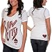 Affliction Sin City Juniors V-Neck T-Shirt - White