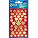 Sticker Weihnacht Glanzf. 2Bg Motiv Sterne gold