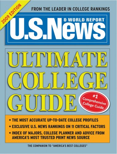 U.S. News Ultimate College Guide 2009, 6E (Us News Ultimate College Guide)