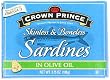 Crown Prince Skinless & Boneless Sardines in Olive Oil, 3.75-Ounce Cans (Pack of 12)
