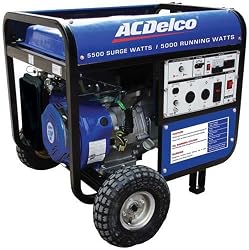 ACDelco AC-G0003 5,500 Watt 11 HP OHV Portable Generator, CARB Approved