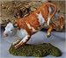 Country Artist Figure Bucking Bull