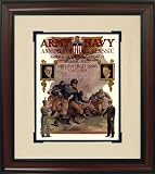Army Black Knights vs Navy Midshipmen Vintage Program Art (Framed) - 1926
