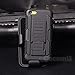 Cocomii Robot Belt Clip Holster iPhone 5C Case, Slim Thin Matte Kickstand Swivel Belt Clip Holster Reinforced Drop Protection Fashion Phone Case Bumper Cover Compatible with Apple iPhone 5C (Black)