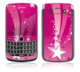 Pink Stars Design Decal Skin Sticker for Blackberry Bold 9700 Cell Phone