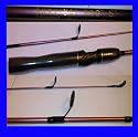 NEW FISHING 1.5M (5ft) 2 SECTION ROD IN MET PURPLE