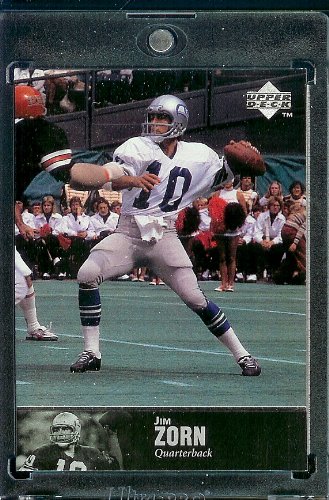 1997 Upper Deck Legends # 177 Jim Zorn Seattle Seahawks Football Card - Mint !!