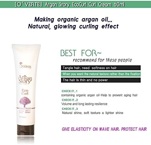 [O'verte] Argan Story Ecocurl Curl Cream 60ml